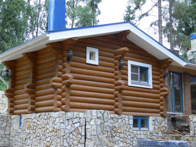 Утеплённый деревянный коттедж