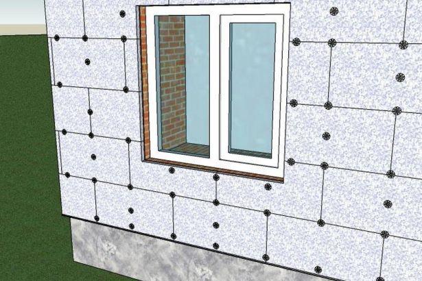 Утепление стен пенопластом защитит дом от морозов