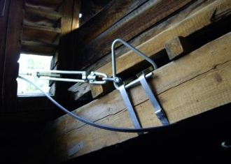 Ввод оптического кабеля в скатную крышу